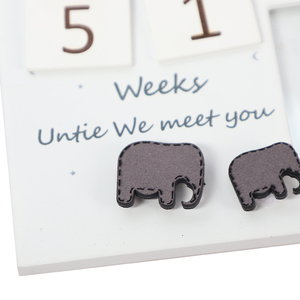 Nieuwe Moeder Geeft Baby Echografie Fotolijst Echografie Met Countdown Weken Souvenir Echografie Fotolijst Met Baby Countdown - Product Image 5