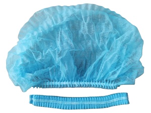 Sombrero de chef Bouffant desechable no tejido de alta calidad, gorra de mafia, gorra de mafia negra para el pelo, gorras redondas, sombreros - Product Image 4