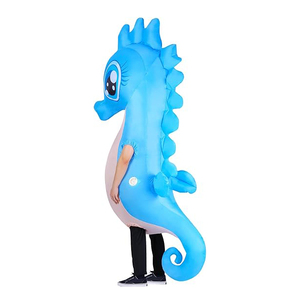 Disfraz Inflable de Caballito de Mar, Diseño Divertido, 100% Poliéster, Inflado Rápido y Funciona con Batería, para Adultos, Mujeres, Hombres y Niños - Product Image 3