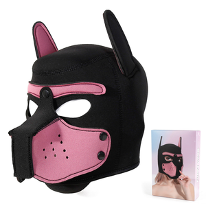 <span class=keywords><strong>Masque</strong></span> de <span class=keywords><strong>chien</strong></span> BDSM en néoprène et cuir pour adultes, style japonais, pour fétichisme <span class=keywords><strong>SM</strong></span>, jouet sexuel masculin, 100% étanche, ensemble de bondage. - Product Image 5