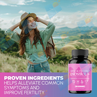 Gummies de Myo-Inositol à Marque Blanche OEM/ODM pour l'Équilibre Hormonal Féminin, Rapport 40/1, Soutien, Vente en Gros, Approvisionnement en Suppléments
