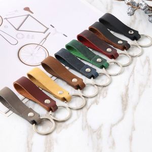 Genuine <b>Leather</b> Wristlet Keychain with <b>Key</b> Rings Hand Wrist Lanyard <b>Key</b> <b>Chain</b> Holder for Women - Product Image 3