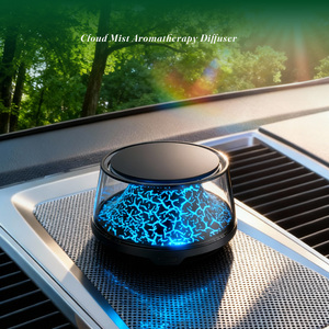 Nuovo <span class=keywords><strong>Diffusore</strong></span> di Aromi per Auto Portatile in Plastica da 10ml con Illuminazione LED, Effetto Vulcano e Nuvola, Decorativo per Esterni - Product Image 4