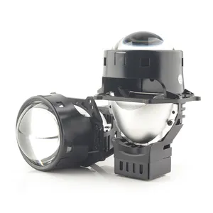 Luz de led para nevoeiro 24v bi, lente projetora de led de alta potência 3 polegadas super brilhante, lente de projetor para carro caminhão