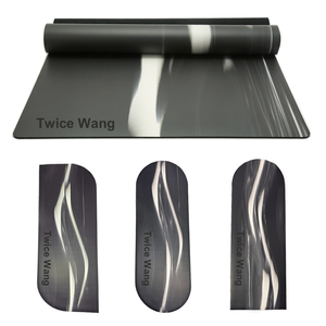 Tapete de Yoga de Caucho Natural Esmerilado Antideslizante de Doble Cara de Alta Calidad, 4 mm de Grosor, Silencioso y Absorbente de Impactos, para Deportes y Danza - Product Image 1