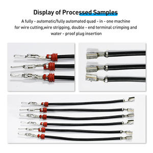 自動配線シール防水プラグ挿入端子圧着機 ワイヤーストリッピング圧着シール機 - Product Image 4
