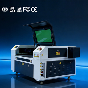 Industrial 100W CO2 Laser <b>Cutting</b> <b>Machine</b> Heavy Duty Metal Laser Cutter for Wood/Crystal with Water-Cooled DXF/DST Support - Product Image 2