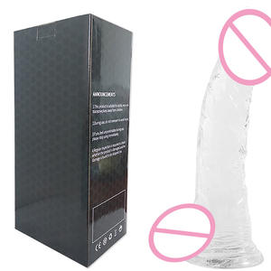 Dispositif de masturbation féminine portable, transparent, écologique, étanche IPX6, en forme de dildo simulé, jouet sexuel pour adultes - Product Image 2