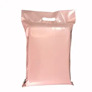 9X12 "Poly Biodégradable Livraison Gratuite En Plastique Expédition En Gros Courrier Étiquette Sac D'expédition Poignée Avec Poche - Product Image 1