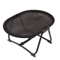 Panier pour chien réglable en maille respirante, portable, pour l'été, avec cadre en fer surélevé, vente en gros