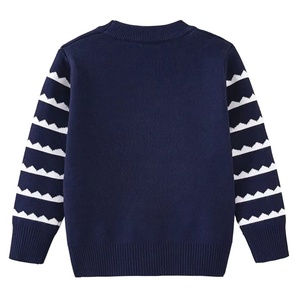 Biểu Tượng Tùy Chỉnh Chàng Trai Và Cô Gái Giáng Sinh Khủng Long Phim Hoạt Hình Thân Thiện Với Môi Mùa Đông Dệt Kim Jacquard Áo Thun Áo Len - Product Image 2