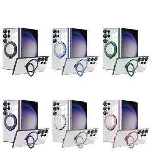 Custodia <span class=keywords><strong>trasparente</strong></span> con anello magnetico e supporto per <span class=keywords><strong>Samsung</strong></span> S24 S23 A54 A53, compatibile con <span class=keywords><strong>Samsung</strong></span> Galaxy A15, <span class=keywords><strong>trasparente</strong></span> - Product Image 1