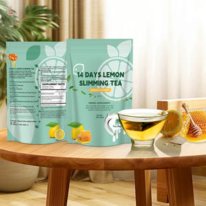 Thé pour un ventre plat en sachet avec moringa, thé minceur en forme de thé détoxifiant, 100% sûr, thé détoxifiant de 14 jours - Product Image 3