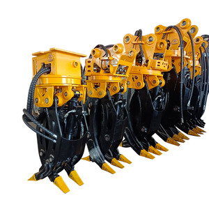360 Degree Rotating Excavator Hydraulic Log Grapple <b>Grab</b> Jiangtu - Product Image 6