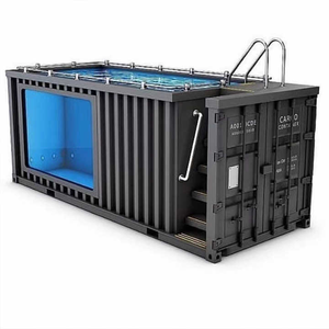 <span class=keywords><strong>Piscina</strong></span> de Acero Galvanizado en Contenedor, <span class=keywords><strong>Piscina</strong></span> de Lujo <span class=keywords><strong>con</strong></span> Ventana Transparente <span class=keywords><strong>para</strong></span> Villa, Resort, Hotel - Product Image 1