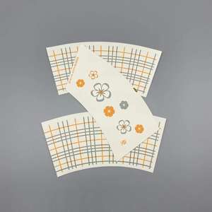 Hoja de Papel Desechable Ecológica con Recubrimiento de PE de Doble Cara y Logotipo Personalizado para Bebidas de Café - Product Image 1