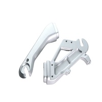 Support de repose-pieds arrière en aluminium forgé de haute précision, acier inoxydable, usiné CNC, anodisé, pour moto