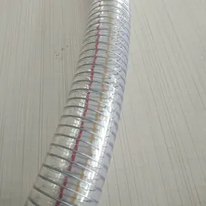 유연한 투명 튜브 30m-100m 투명 스틸 와이어 호스