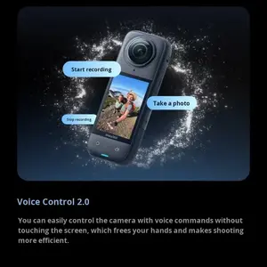 Videocamera d'Azione Insta360 X4 8K 360° Originale, Nuova di Zecca, Impermeabile, Anti-Shake, Panoramica per Vlogging e Uso Esterno - Product Image 4