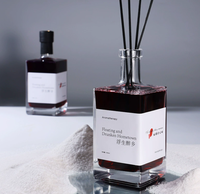 Diffuseur de parfum de luxe artisanal en verre en forme de bouteille de vin, 500 ml, pour la maison et les cadeaux, avec parfum haut de gamme