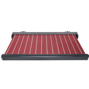 Aanpassen Volledige Cassette Gemotoriseerde Zonnescherm Rooftop Voor Tuin Terras Luifel Sterke Gevouwen Armen Ondersteuning Luifel Intrekbare