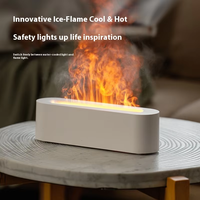 Diffuseur d'arômes décoratif style volcan, humidificateur, vaporisateur à brume froide, vaporisateur ultrasonique pour parfumer la maison