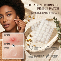 Patchs Hydrocolloïdes Anti-Acné Prêts à l'Expédition – Autocollants Invisibles pour Imperfections, Absorbants et Soin de l'Acné