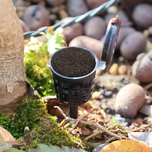 ตะกร้าปุ๋ยต้นโดม100/10ชิ้นกระถางเพาะต้นไม้อัตโนมัติพร้อมฝาปิดอุปกรณ์กล่องคลุมบอนไซแบบพกพา - Product Image 3