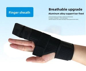 Attelle de doigt, orthèse de main, immobilisateur de poignet pour fractures de boxeur, immobilisateur de phalange, attelle de petit doigt en nylon unisexe - Product Image 5