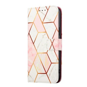 Étui de téléphone à clapet peint <span class=keywords><strong>avec</strong></span> texture de marbre de qualité supérieure <span class=keywords><strong>avec</strong></span> fonction de support de carte pour Samsung S26 Ultra/S26 Edge/A37 5G/A57 5G - Product Image 4