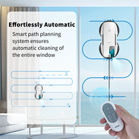Robot Limpiacristales Eléctrico con IA, Totalmente Automático, Planificación Inteligente de Rutas, 3 Modos de Limpieza, Control por Aplicación, Sin Escobillas