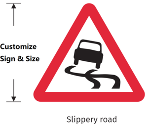 مخصص الألومنيوم تحذير المرور مجلس الطريق - Product Image 2