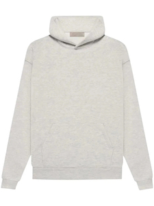 Vente en gros de sweats à capuche unisexes en coton French Terry 430 g/m², style minimaliste avec lettres, sans cordon de serrage, coupe ample, pour hommes - Product Image 4
