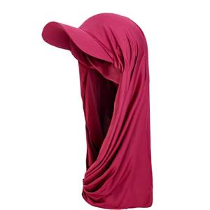 Conjunto de pañuelo cuadrado estilo étnico, sombrero para el sol, pañuelo de lana satinada con estampado para mujer musulmana, otros estampados de Zhejiang - Product Image 5