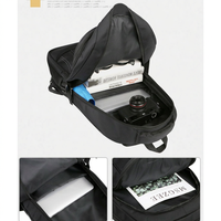 Sac à dos pour ordinateur portable 15 pouces avec logo personnalisé, imperméable, en Oxford, durable, fermeture éclair tendance, sac à dos pour étudiants unisexe