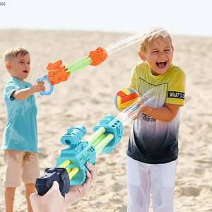 Outdoor Summer Beach Luftdruck pumpe Shooting <span class=keywords><strong>Toy</strong></span> 5 Rohr kanone Gatling Water Gun - Product Image 2