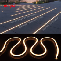 Nouveau néon LED flexible extérieur 6x12mm IP65 en silicone 12V/24V résistant aux UV et aux brumes salines, courant constant IC, garantie 5 ans