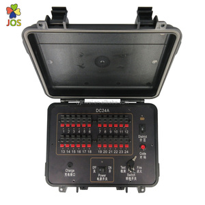 JOSDC24A-Batería de recarga de 12V, 24 canales, 24 canales, caja de recepción para control remoto inalámbrico, sistema de fuegos artificiales - Product Image 1