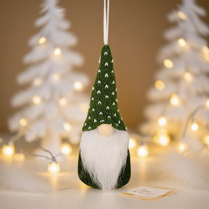 2026 <strong>Wholesale</strong> Handmade Santa <strong>Christmas</strong> Decorations Doll Elf Hanging Plush Gnomes <strong>Christmas</strong> <strong>Ornaments</strong> - Product Image 2