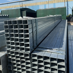 Vente directe usine – Tube carré en acier galvanisé ASTM A500 de longueur personnalisée Q235B/Q355B, marque Yorsun, pour supports de construction - Product Image 2