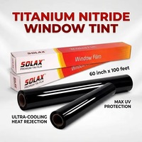 Film teinté pour vitres 3M en nitride de titane multicouche par pulvérisation, nouvelle vision noire, nano-céramique, pour utilisateurs de véhicules à long terme