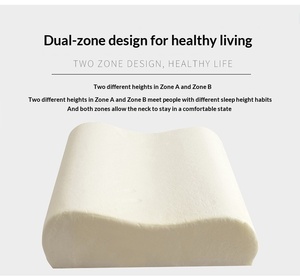 Bantal Tidur Persegi DISIAN High Density Memory Foam dengan Gel Pendingin, Penyangga Leher, dan Sarung Bernapas untuk Meredakan Nyeri Leher - Product Image 5