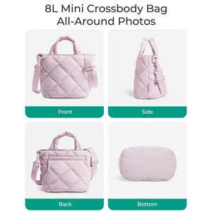 Usine Usage Quotidien Voyage Petit <span class=keywords><strong>Sac</strong></span> À Bandoulière Léger Mini Sacs À Bandoulière Sacs À Main Matelassé Puffy Fourre-Tout Sacs À Main Cross Boby pour Femmes - Product Image 4