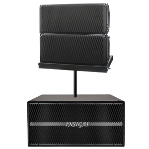 Système de haut-parleurs en ligne HDL30AA 10 pouces, amplificateur DSP en plastique, caisson de basses professionnel, haut-parleurs actifs en ligne double 10 pouces - Product Image 2