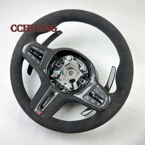 Volante Alcantara personalizado para 2017 2018 2019 2020 <span class=keywords><strong>2022</strong></span> 2023 <span class=keywords><strong>BMW</strong></span> G20 G82 M4 <span class=keywords><strong>435i</strong></span> 440i volante de fibra de carbono - Product Image 3