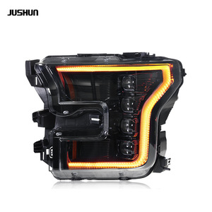 ชุดไฟหน้ารถฟอร์ด F-150 แร็ปเตอร์ แบบสี่เลนส์ ไฟ LED สำหรับวิ่งกลางวัน พร้อมไฟเลี้ยว ความสว่าง 12000 ลูเมน - Product Image 2