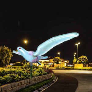 Toprex nouveau Design dynamique Pigeon LED Motif lumière ABS extérieur Commercial paysage décoration paix colombe lumières de noël - Product Image 1