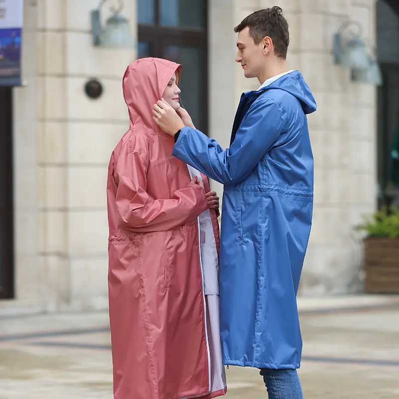 Unisex fashion raincoat adult emergency waterproof hood poncho travel camping essential raincoat