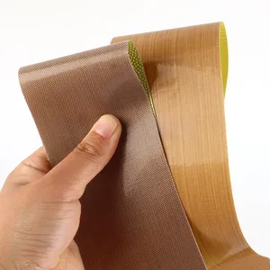 Ruban adhésif en fibre de verre enduit de PTFE jaune de 0,13 mm, 0,18 mm, 1 pouce, antiadhésif, pour gaz, avec papier de protection - Product Image 6