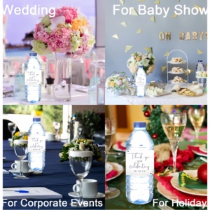 Tùy chỉnh trong suốt Bopp Vinyl Pet dính nhãn giấy bóng bề mặt không thấm nước cho chai nước cá nhân logo mỹ phẩm - Product Image 5